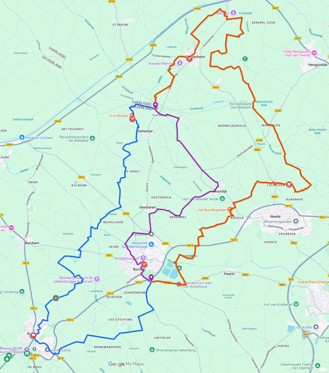 F4D 2025-3 Gelselaar-Diepenheim-Neede-Borculo - kaartje